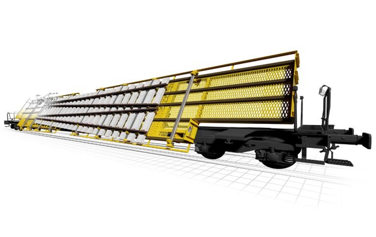 Tilting wagons WPA & WPS featuring automated clipping system requiring no operator and guaranteeing safe operations