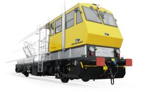Track motorcar for worksite featuring high end equipment