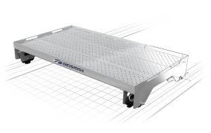 Lightweight aluminium trolley CL1 for up to 1 t transportation material and equipment on raildoads