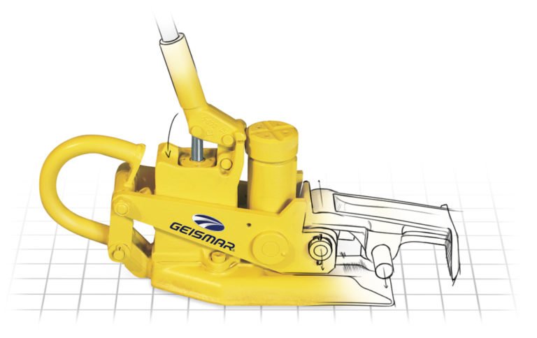 CH65 martinetto idraulico robusto e multifunzionale per lo spostamento e il sollevamento di rotaie e attrezzature
