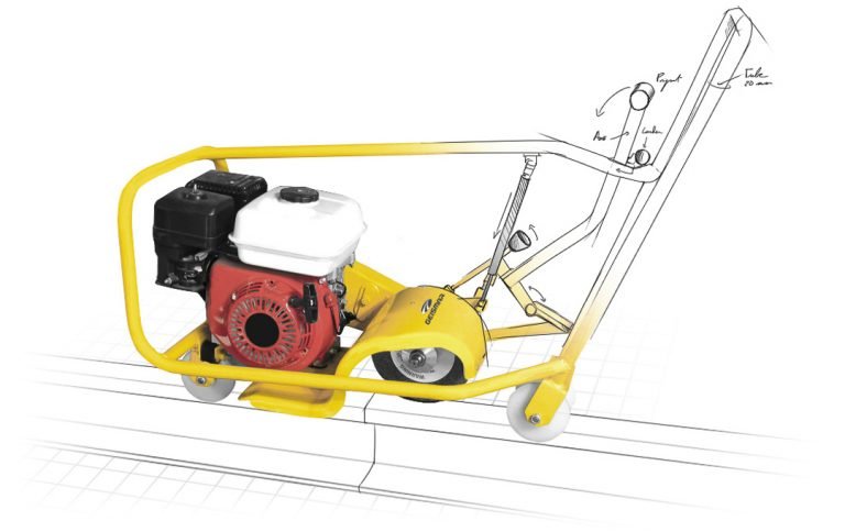 Decalaminadora de carril ligera y robusta DK3 para el cepillado y el decalaminado de los carriles fácilmente