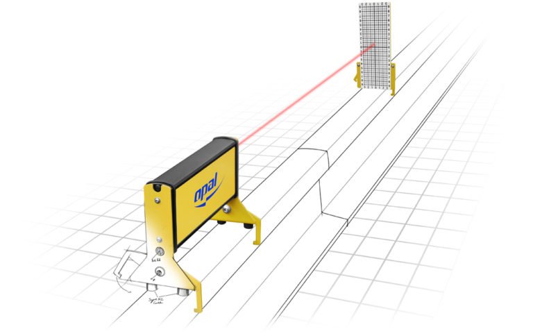 Laser measuring system Opal Mini that is lightweight and sets up in seconds