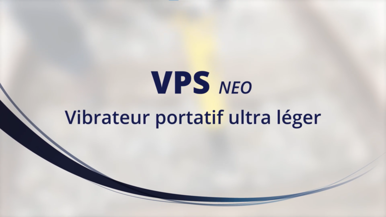 VPS NEO | Vibrateur portatif ultra léger
