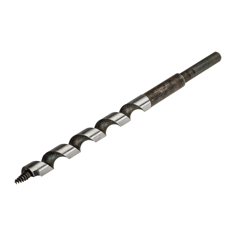 Railway 19mm single flute auger for PT8